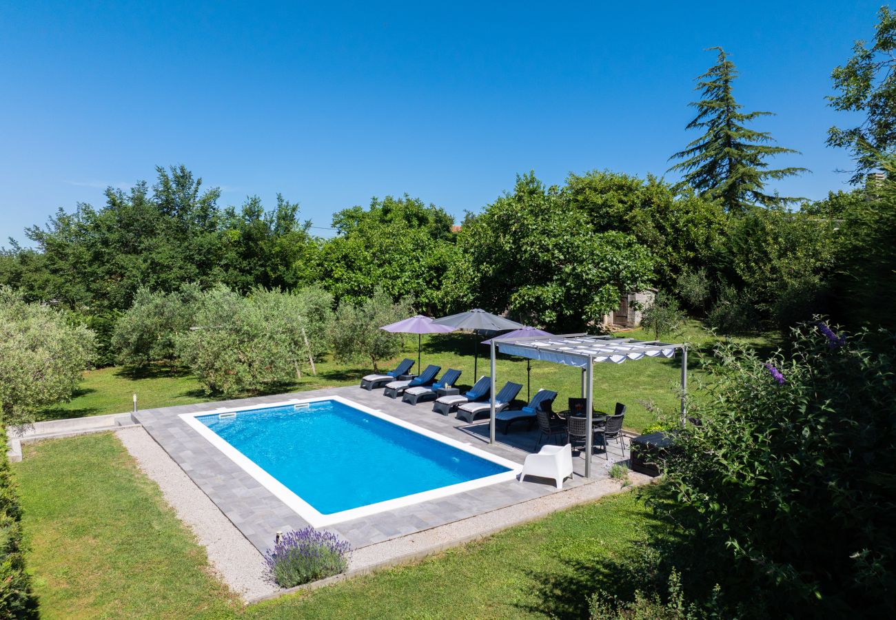 Ferienhaus in Labin - Holiday House Olive Grove with pool and garden