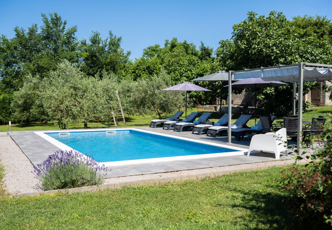 Ferienhaus in Labin - Holiday House Olive Grove with pool and garden