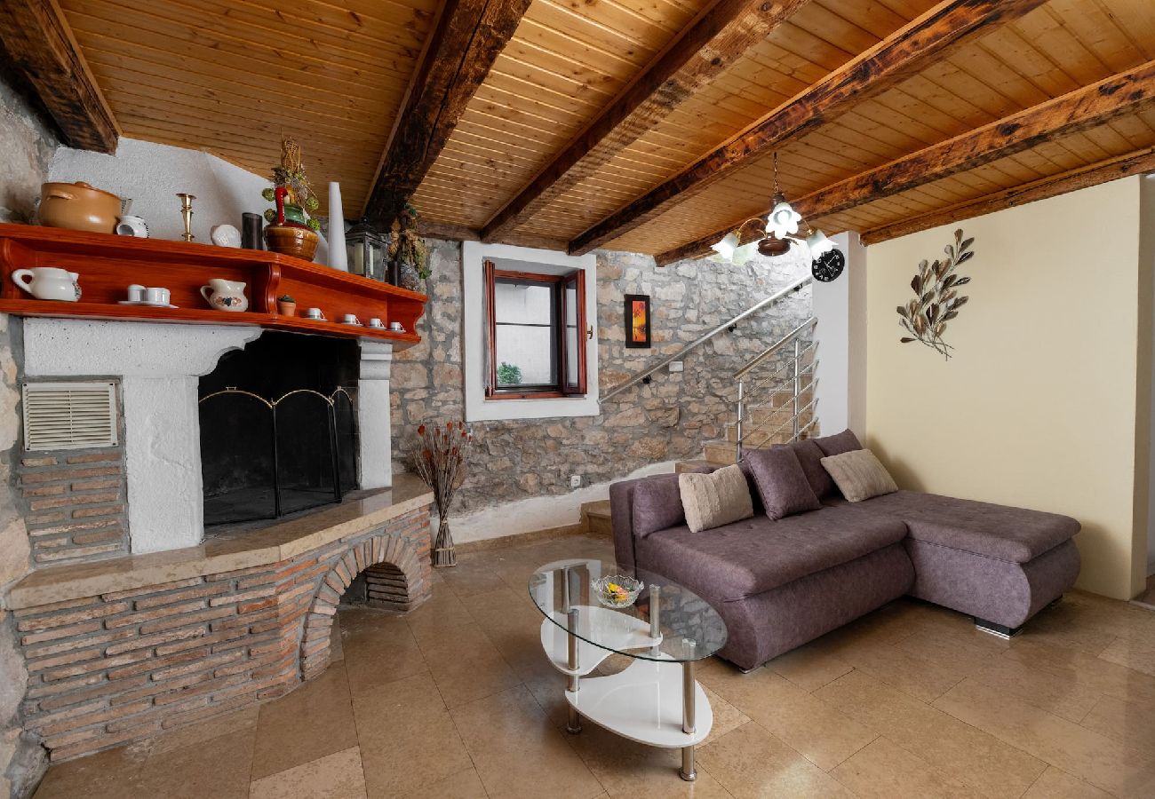 House in Nedešcina - Two Stone House Iva with pool