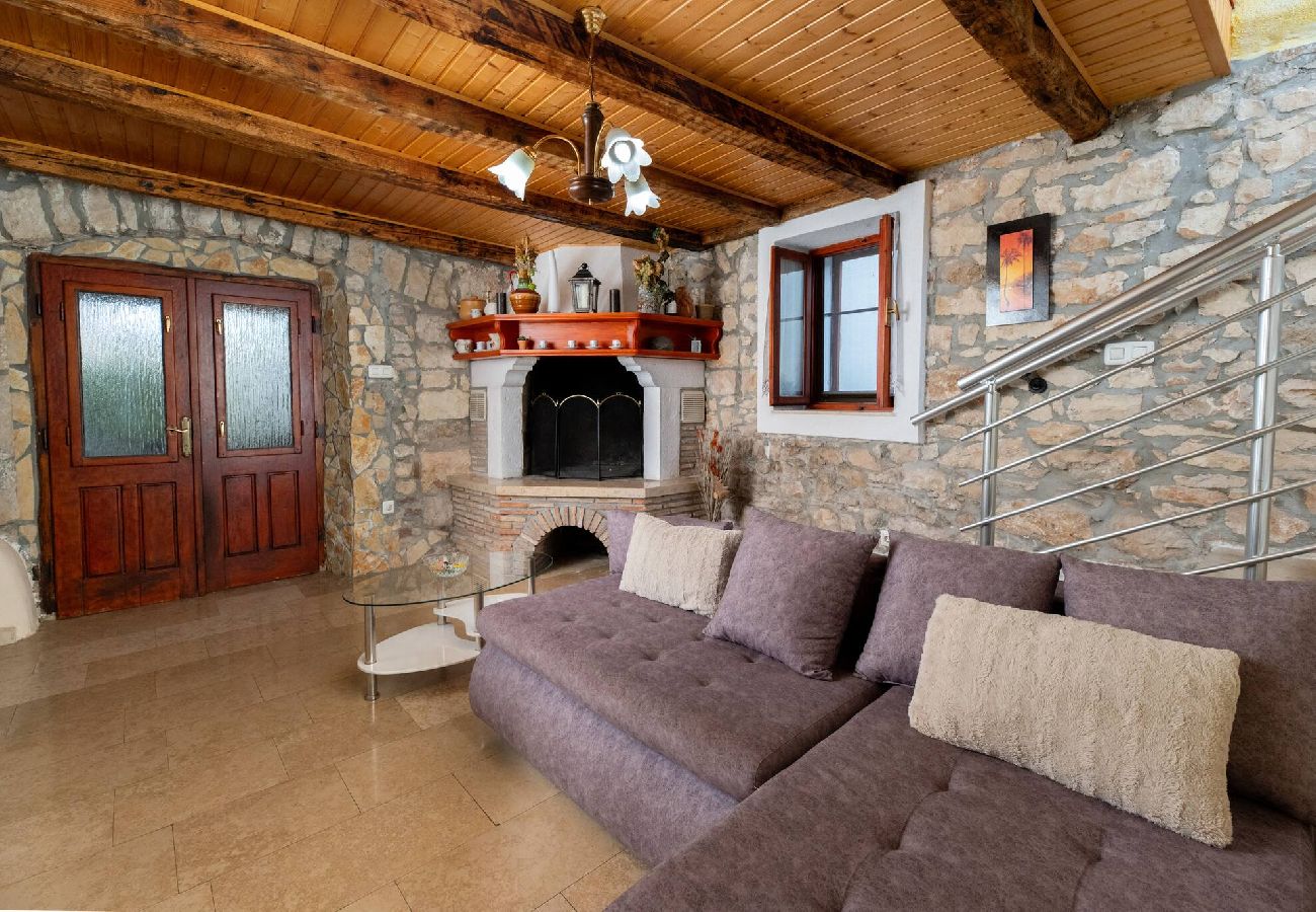 House in Nedešcina - Two Stone House Iva with pool